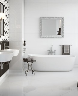 A bathroom in white: design inspirations and ideas