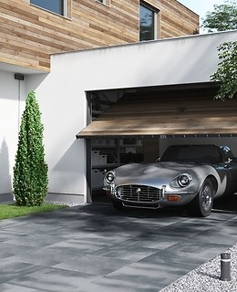 Perfect gres tiles for the garden and driveway – Beton 2.0 collection from Opoczno