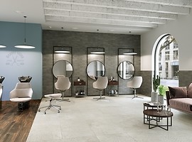 SOLAR GREY, GRAND WOOD RUSTIC MOCCA, NEWSTONE WHITE