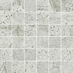 Newstone Light Grey Mosaics Matt Rect