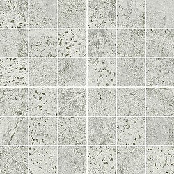 Newstone Light Grey Mosaics Matt Rect