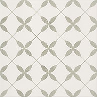 Patchwork Clover Grey Pattern