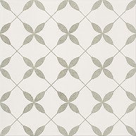 Patchwork Clover Grey Pattern