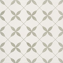 Patchwork Clover Grey Pattern