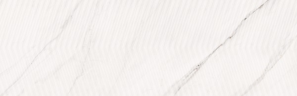 Carrara Chic White Chevron Structure Glossy
