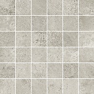 Quenos Light Grey Mosaics Matt Rect