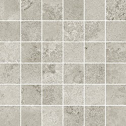 Quenos Light Grey Mosaics Matt Rect