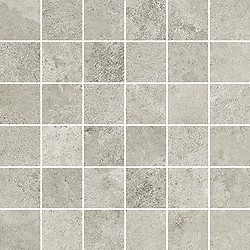 Quenos Light Grey Mosaics Matt Rect