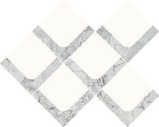 TILIAN GRYS MOSAIC SATIN