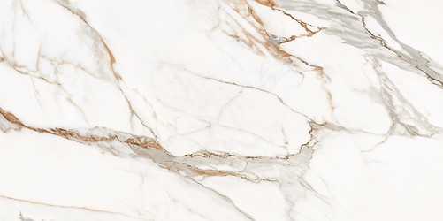 CALACATTA ARABESCO WHITE SATIN RECT 59,8X119,8 G1