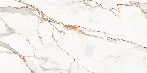 CALACATTA ARABESCO WHITE SATIN RECT 59,8X119,8 G1