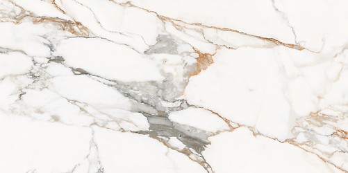 CALACATTA ARABESCO WHITE SATIN RECT 59,8X119,8 G1