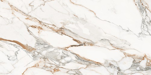 CALACATTA ARABESCO WHITE SATIN RECT 59,8X119,8 G1