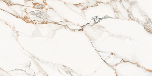 CALACATTA ARABESCO WHITE SATIN RECT 59,8X119,8 G1