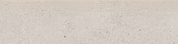 SMALL TERRAZZO STONE COLD GREY STEPTREAD MATT RECT 29,8X119,8