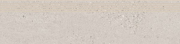 SMALL TERRAZZO STONE COLD GREY STEPTREAD MATT RECT 29,8X119,8