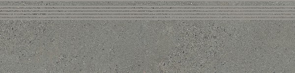 SMALL TERRAZZO STONE GREY STEPTREAD MATT RECT 29,8X119,8