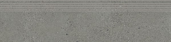 SMALL TERRAZZO STONE GREY STEPTREAD MATT RECT 29,8X119,8