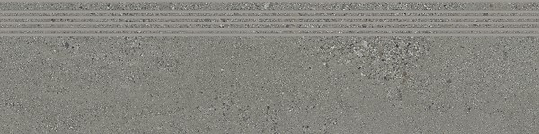 SMALL TERRAZZO STONE GREY STEPTREAD MATT RECT 29,8X119,8