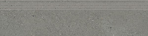 SMALL TERRAZZO STONE GREY STEPTREAD MATT RECT 29,8X119,8