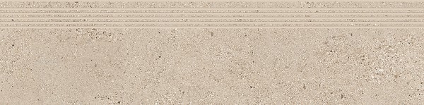 SMALL TERRAZZO STONE MOCCA STEPTREAD MATT RECT 29,8X119,8