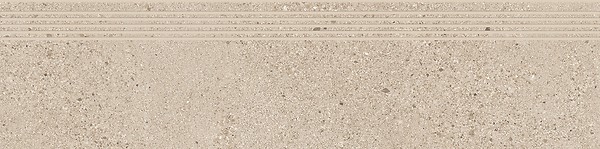 SMALL TERRAZZO STONE MOCCA STEPTREAD MATT RECT 29,8X119,8