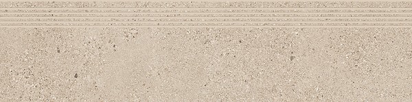 SMALL TERRAZZO STONE MOCCA STEPTREAD MATT RECT 29,8X119,8