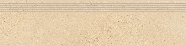 SMALL TERRAZZO STONE WARM BEIGE STEPTREAD MATT RECT 29,8X119,8