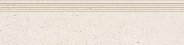 SMALL TERRAZZO STONE WHITE STEPTREAD MATT RECT 29,8X119,8