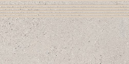 SMALL TERRAZZO STONE COLD GREY STEPTREAD MATT RECT 29,8X59,8