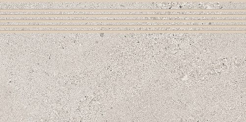 SMALL TERRAZZO STONE COLD GREY STEPTREAD MATT RECT 29,8X59,8