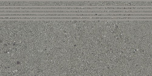 SMALL TERRAZZO STONE GREY STEPTREAD MATT RECT 29,8X59,8