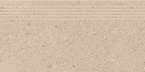 SMALL TERRAZZO STONE MOCCA STEPTREAD MATT RECT 29,8X59,8