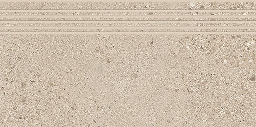 SMALL TERRAZZO STONE MOCCA STEPTREAD MATT RECT 29,8X59,8