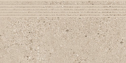 SMALL TERRAZZO STONE MOCCA STEPTREAD MATT RECT 29,8X59,8
