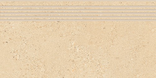 SMALL TERRAZZO STONE WARM BEIGE STEPTREAD MATT RECT 29,8X59,8