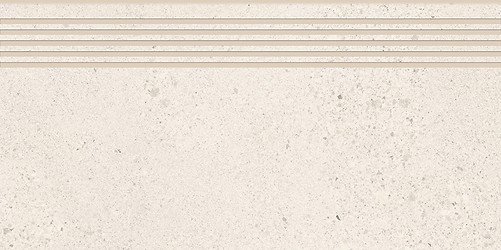 SMALL TERRAZZO STONE WHITE STEPTREAD MATT RECT 29,8X59,8