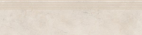 SMOOTH ROCKSTONE WHITE STEPTREAD MATT RECT 29,8X119,8