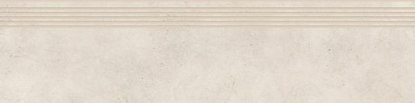 SMOOTH ROCKSTONE WHITE STEPTREAD MATT RECT 29,8X119,8