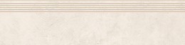 STRONG CONCRETE WHITE STEPTREAD MATT RECT 29,8X119,8