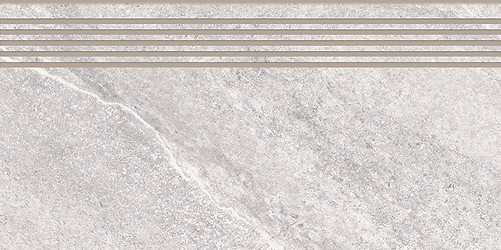 LIV ZANZIBAR LIGHT GREY STEPTREAD MATT RECT 29,8X59,8