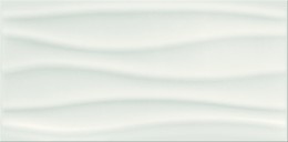 White Glossy Wave Structure